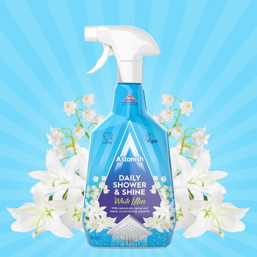 Astonish Daily Shower Shine White Lillies 750ml