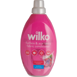 Wilko Fuchsia & Acai Berry Fabric Conditioner 1Lt