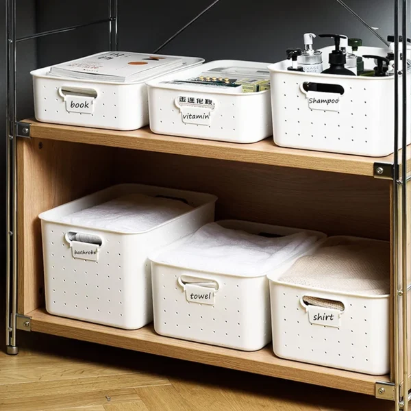 Large Dashed Box Dotted Storage Box with lid - Bristles & Boxes Online Store