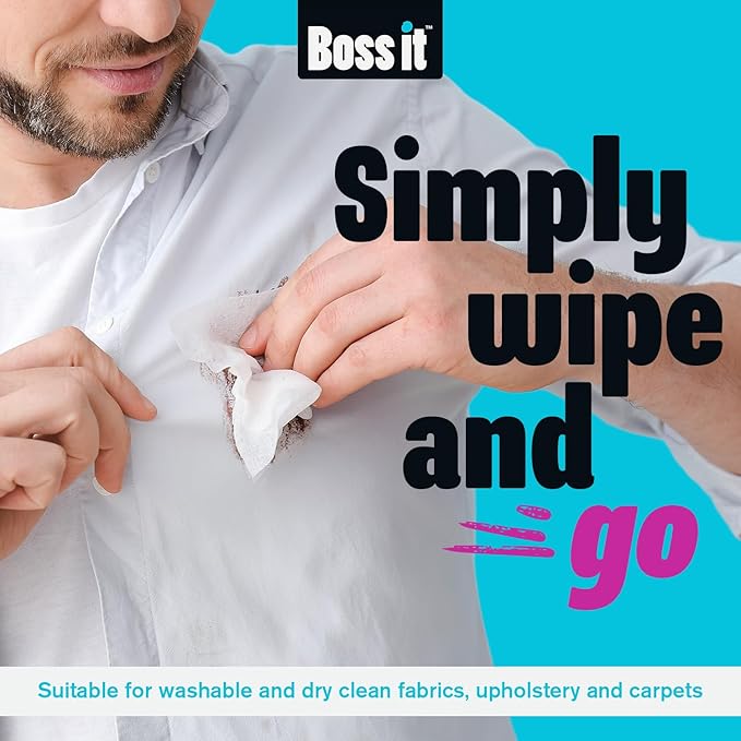 Boss It Rapid Stain Wipes pack of 20 - Image 3