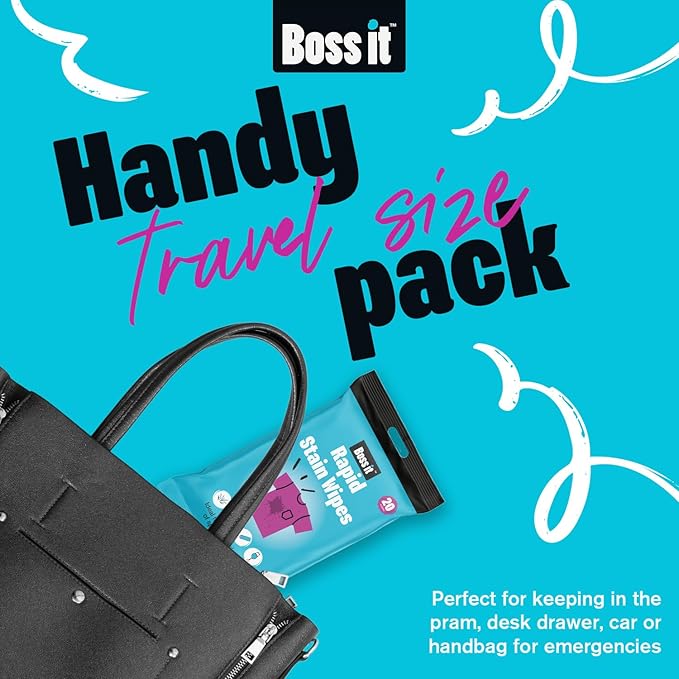 Boss It Rapid Stain Wipes pack of 20 - Image 4