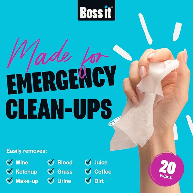 Boss It Rapid Stain Wipes pack of 20 - Image 5