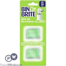 Bin Brite Odour Neutraliser Stick On Bin Freshener 2 pack