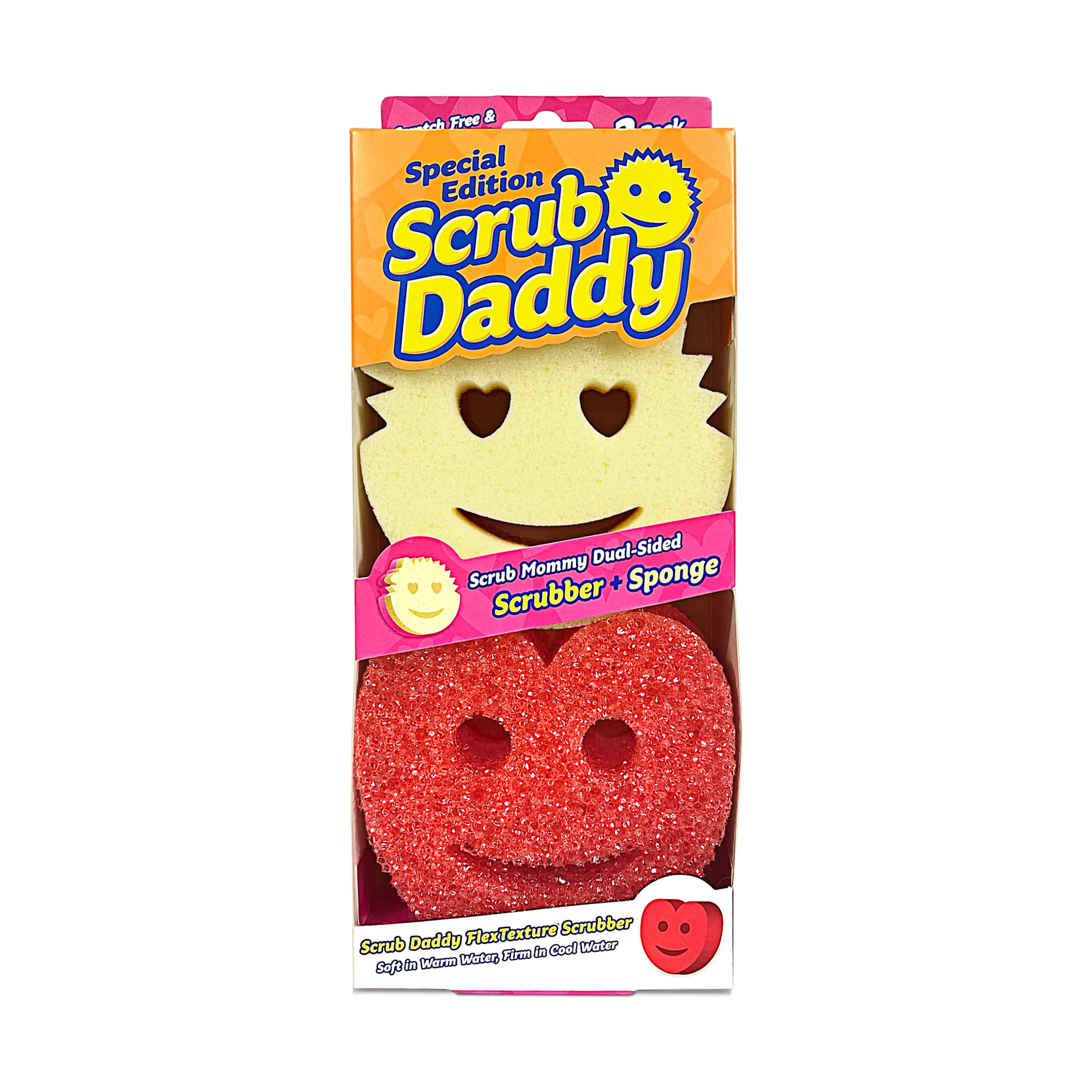 Scrub Daddy and Mommy Special Edition-Hearts