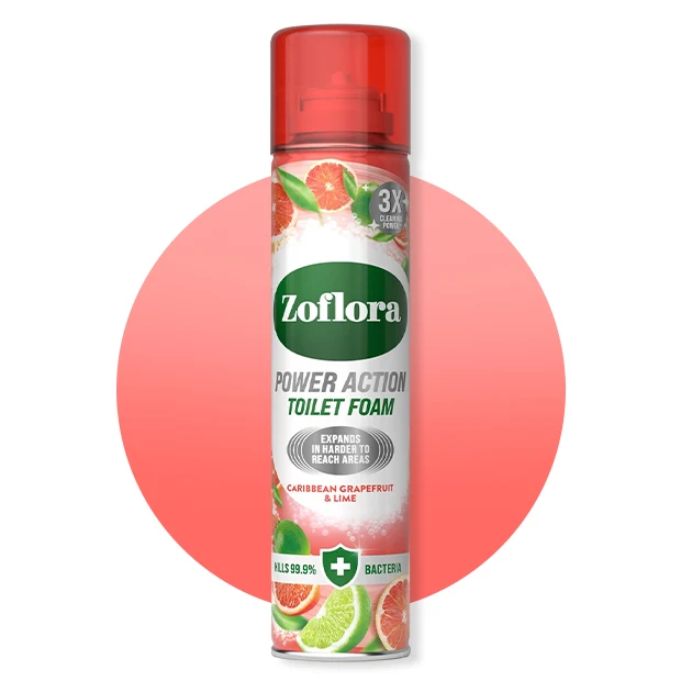 Zoflora Caribbean Grapefruit & Lime Toilet Foam 300ml